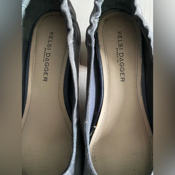 Kelsi Dagger grey block heels in sz 6 - Picture 4 of 6